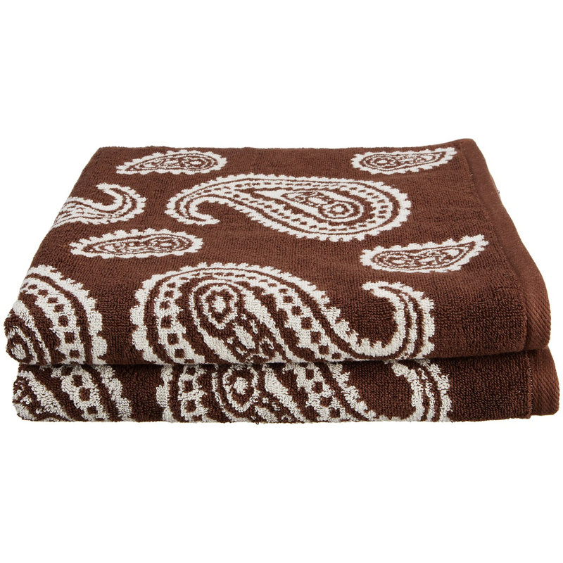 The Twillery Co. Luxurious 2 Piece 100 Cotton Bath Towel Set & Reviews